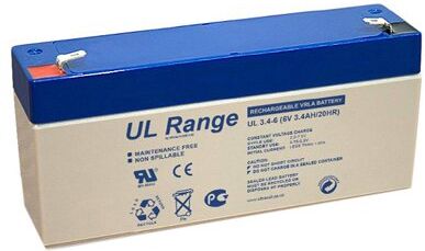 Sealed Lead Acid - AGM UltraCell BO-BS-UCLA59302 batteri (3400 mAh 6 V)