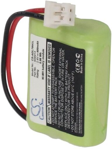 Audioline Batteri (400 mAh 2.4 V) passende til Batteri til AUDIOLINE DECT 7500 Micro