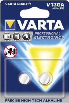 Button cells Varta BO-VARTA-V13GA-2 batteri (1.5 V, Originalt)