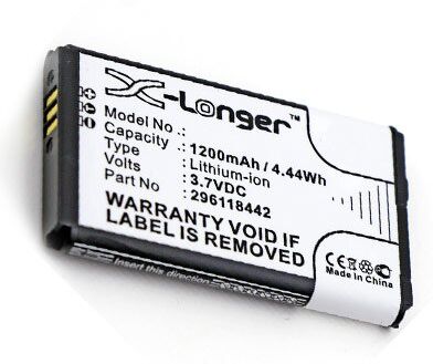 Ingenico Batteri (1200 mAh 3.7 V, Sort) passende til Batteri til Ingenico iMP350