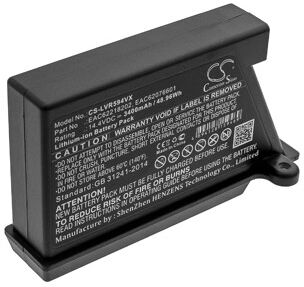 LG Batteri (3400 mAh 14.4 V, Sort) passende til Batteri til LG VR6470LVMB