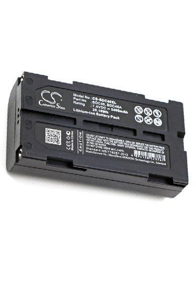 Sokkia Batteri (3400 mAh 7.4 V, Sort) passende til Batteri til Sokkia SET 510