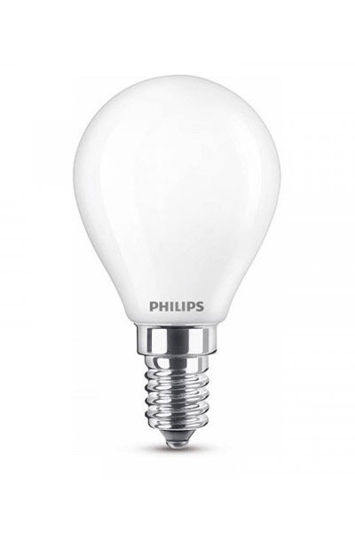 E14 Philips E14 LED-lyspærer 4,3W (40W) (Lustre, Frostet)