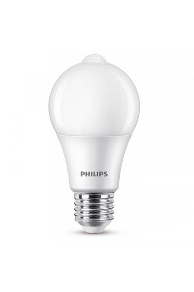 E27 Philips E27 LED-lyspærer 8W (60W) (Pære, Frostet)