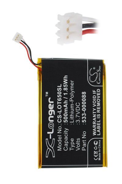 Logitech Batteri (500 mAh 3.7 V) passende til Batteri til Logitech Touchpad T650