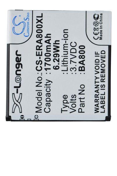 Sony Batteri (1700 mAh 3.7 V, Hvit) passende til Batteri til Sony Nozomi