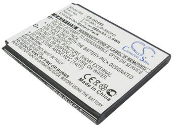 Sony Batteri (980 mAh 3.7 V, Sort) passende til Batteri til Sony NW-HD5B