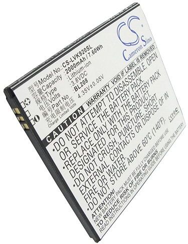 Lenovo Batteri (2000 mAh 3.7 V) passende til Batteri til Lenovo S920