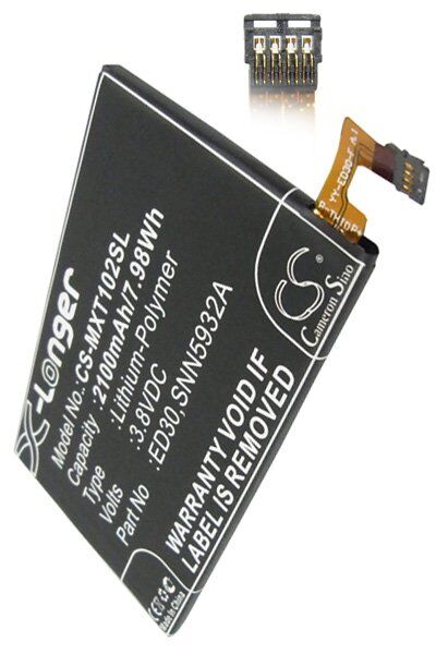 Motorola Batteri (2100 mAh 3.85 V, Sort) passende til Batteri til Motorola T1028