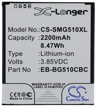 Samsung Batteri (2200 mAh 3.85 V) passende til Batteri til Samsung SM-G5108Q