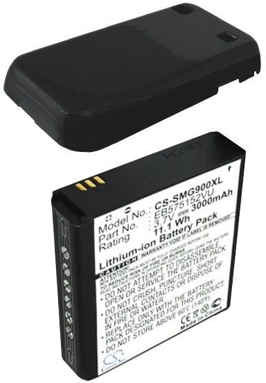 T-Mobile Batteri (3000 mAh 3.7 V, Sort) passende til Batteri til T-Mobile Vibrant 4G