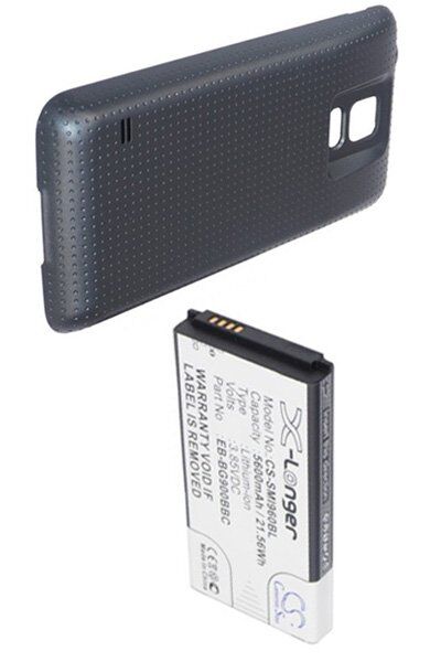 Samsung Batteri (5600 mAh 3.85 V, Mørk blå) passende til Batteri til Samsung SM-G901F Galaxy S5
