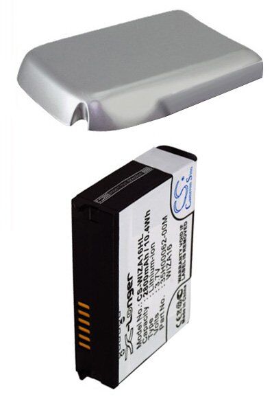 Qtek Batteri (2800 mAh 3.7 V, Sølv) passende til Batteri til Qtek 9100