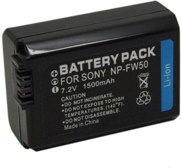 Sony Batteri (1500 mAh 7.2 V, Sort) passende til Batteri til Sony ILCE-5100