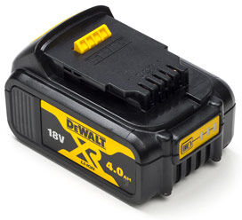 DeWalt Batteri (4000 mAh 18 V, Sort, Originalt) passende til Batteri til DeWalt DCF880