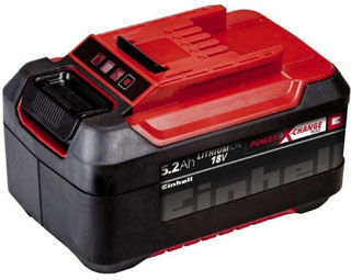 EINHELL Batteri (5200 mAh 18 V, Sort, Originalt) passende til Batteri til Einhell TE-CD 18/2 Li