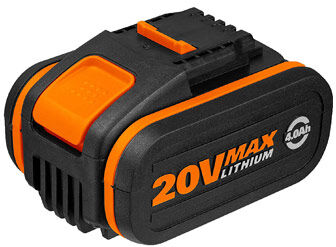 Worx Batteri (4000 mAh 20 V, Sort, Originalt) passende til Batteri til Worx Landroid M WR141E WX801