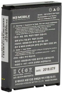 M3 mobile Batteri (4000 mAh 3.8 V, Sort, Originalt) passende til Batteri til M3 Mobile SL10