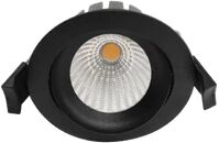 Norlux Acrux Adjustable lavtbyggende downlight 10W 2700K Dimbar IP54 - Svart