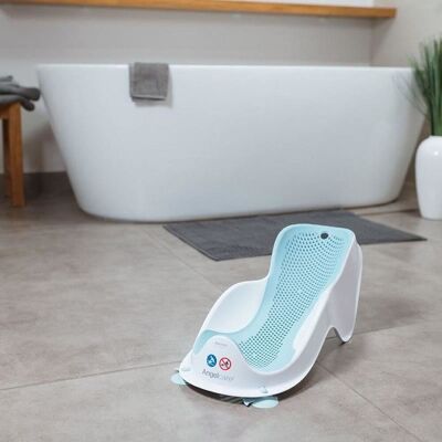 Angelcare Baby Badestol - Myk Berøring, Blå, Sklihemmende, Hygienisk Angelcare Baby Badestol - Myk Berøring, Blå, Sklihemmende, Hygienisk
