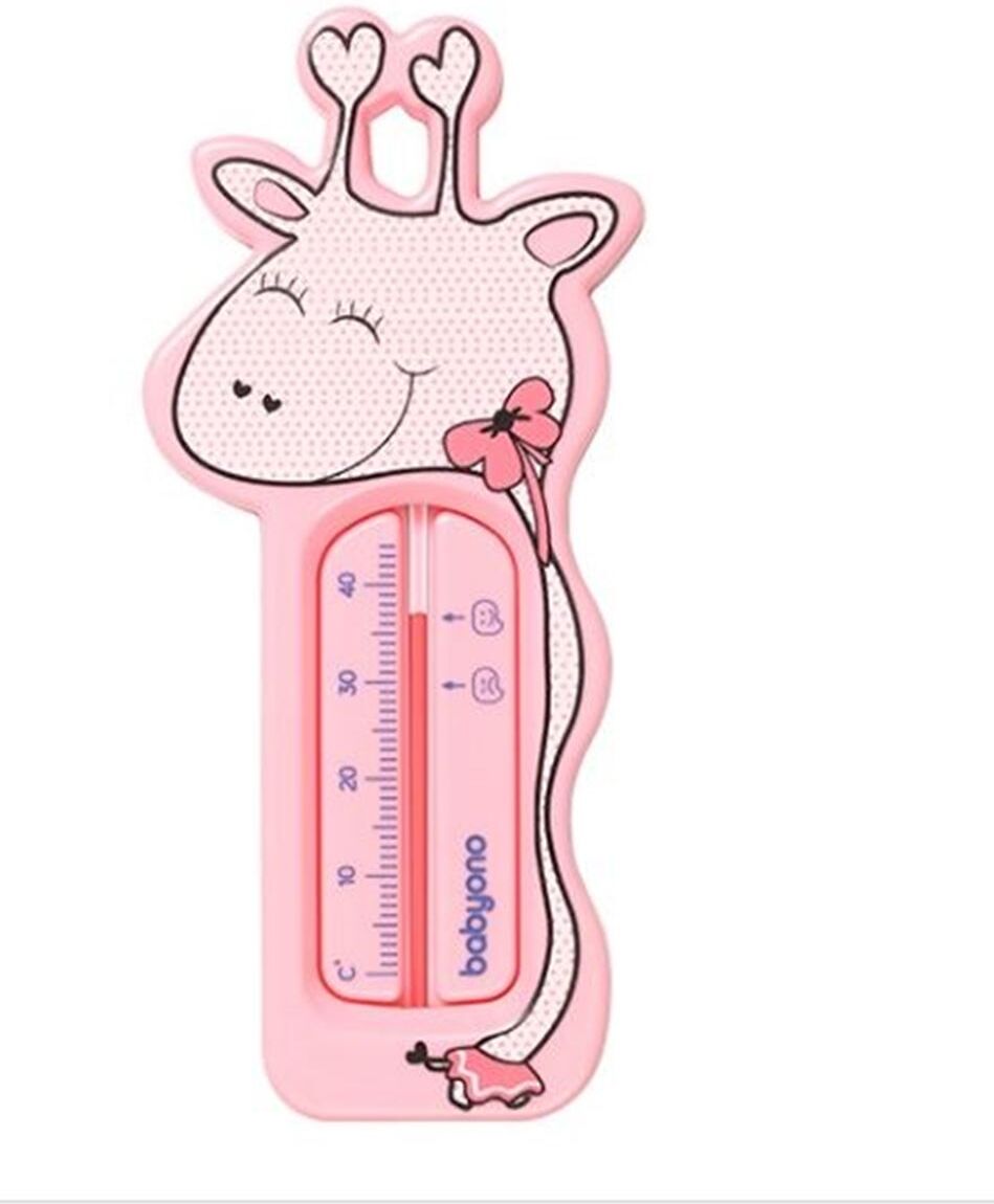 Babyono Badetermometer, Giraffe, Rosa