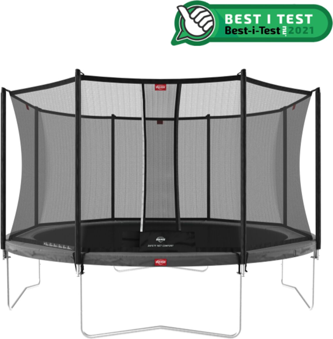 Berg Toys BERG Favorit Trampoline inkl. sikkerhetsnett. 430cm, Grå