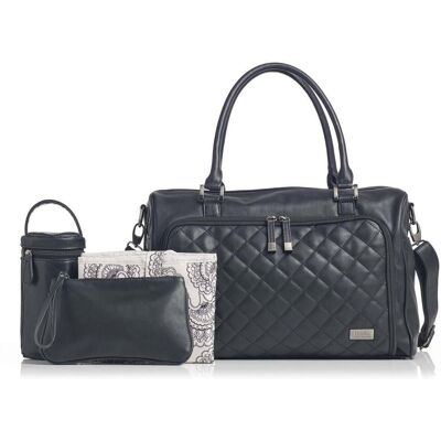 Isoki Stelleveske Double Zip, Toorak Black Quilted Isoki Stelleveske Double Zip, Toorak Black Quilted