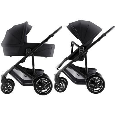 Britax Smile 5Z Barnevogn Duovogn - Style Carbon Black Britax Smile 5Z Barnevogn Duovogn - Style Carbon Black