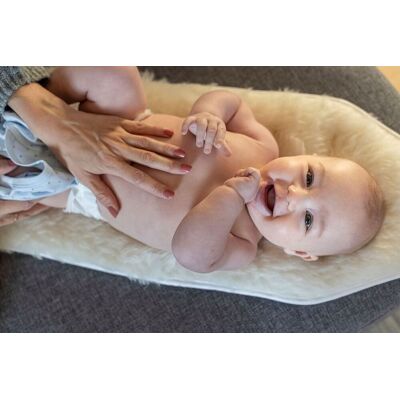 Sagababy Lammeskinn til Vogn, Ull Sagababy Lammeskinn til Vogn, Ull
