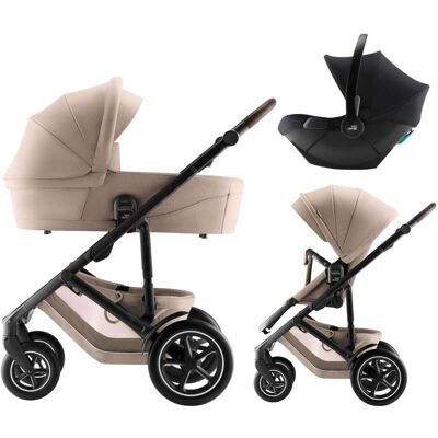 Britax Smile 5Z Barnevogn med Bilstol Baby-Safe Core - Style Teak Britax Smile 5Z Barnevogn med Bilstol Baby-Safe Core - Style Teak