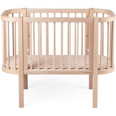 Sebra Bedside Crib, Natur Babyseng Sebra Bedside Crib, Natur Babyseng