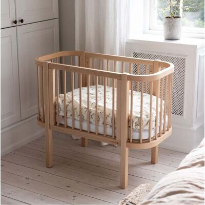 Sebra Bedside Crib, Natur Babyseng Sebra Bedside Crib, Natur Babyseng