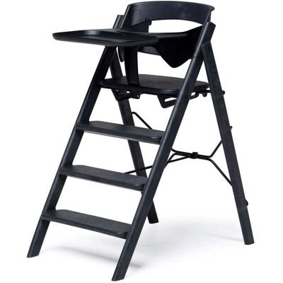 KAOS KLAPP Sammenleggbar Barnestol med spisebrett og bøyle, Charcoal Black KAOS KLAPP Sammenleggbar Barnestol med spisebrett og bøyle, Charcoal Black