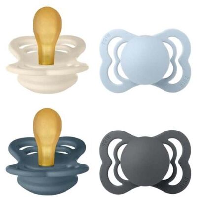 Bibs Smokker Supreme 4pk, Latex Size 1 Bibs Smokker Supreme 4pk, Latex Size 1