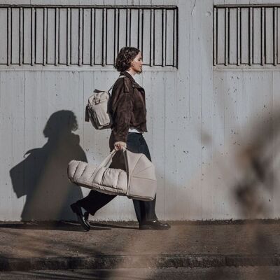 Sebra Bærebag med Kalesje, 3-i-1, Morning Beige Melange Sebra Bærebag med Kalesje, 3-i-1, Morning Beige Melange