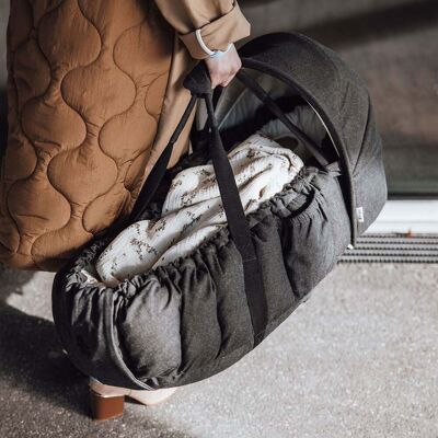 Sebra Bærebag, 3-i-1, Dark Grey Melange Sebra Bærebag, 3-i-1, Dark Grey Melange