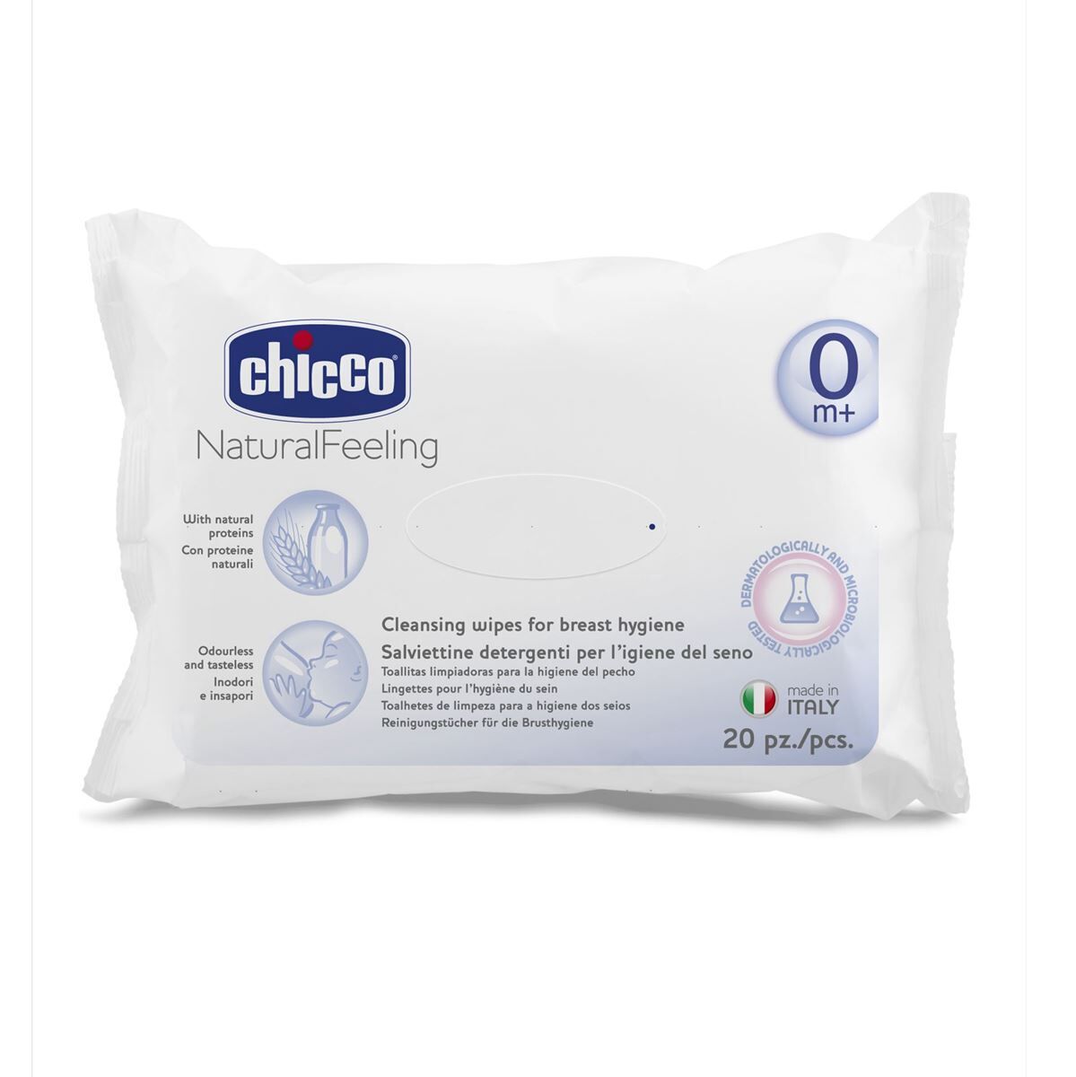 Chicco Våtservietter for brysthygiene / Amme-servietter, 16stk