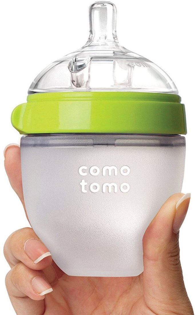 Comotomo Natural Feel Tåteflaske, 150ml Grønn