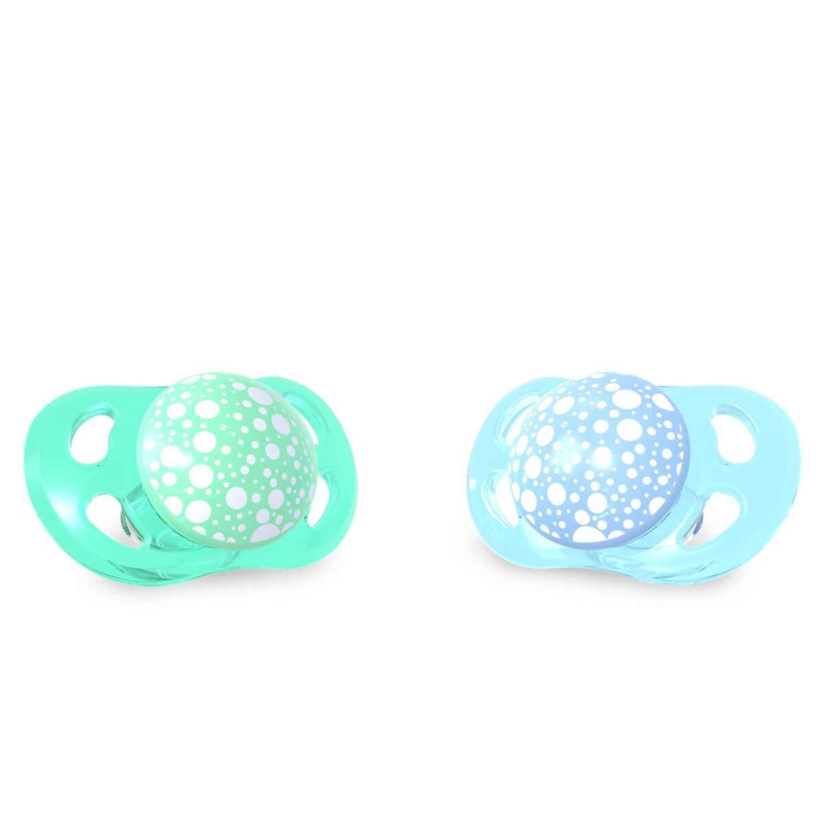 Twistshake 2x Pacifier 0-6m Pastel Blå Grønn