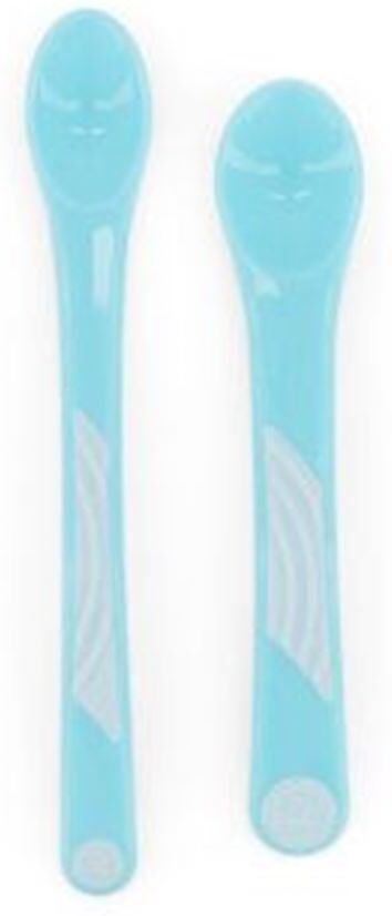 Twistshake 2x Feeding Spoon Set 4+m Pastel Blue