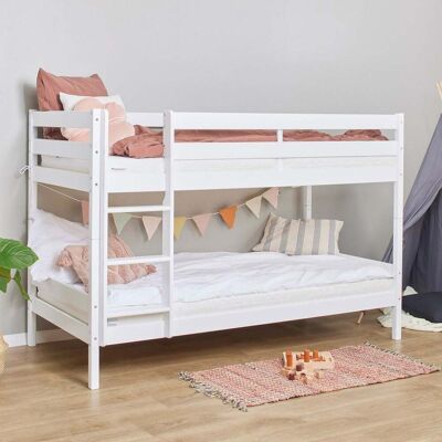 Hoppekids Køyeseng, Eco Comfort, 90x200cm, Hvit Hoppekids Køyeseng, Eco Comfort, 90x200cm, Hvit