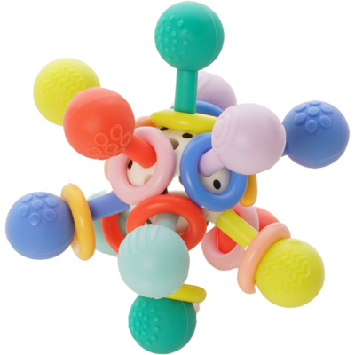 Manhattan Toy Atom Teether Toy Colorpop Manhattan Toy Atom Teether Toy Colorpop