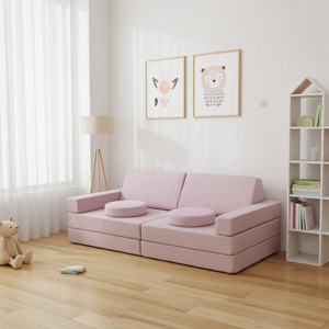 Sagababy Soft Play Lekesofa, Rosenkvarts Sagababy Soft Play Lekesofa, Rosenkvarts