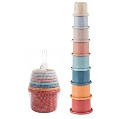 Sagababy Stableleke, 8 stk Stacking cups Sagababy Stableleke, 8 stk Stacking cups