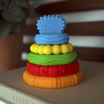 Baby Einstein Babyleke - Stableleke med Biteringer - Stack & Teethe Baby Einstein Babyleke - Stableleke med Biteringer - Stack & Teethe