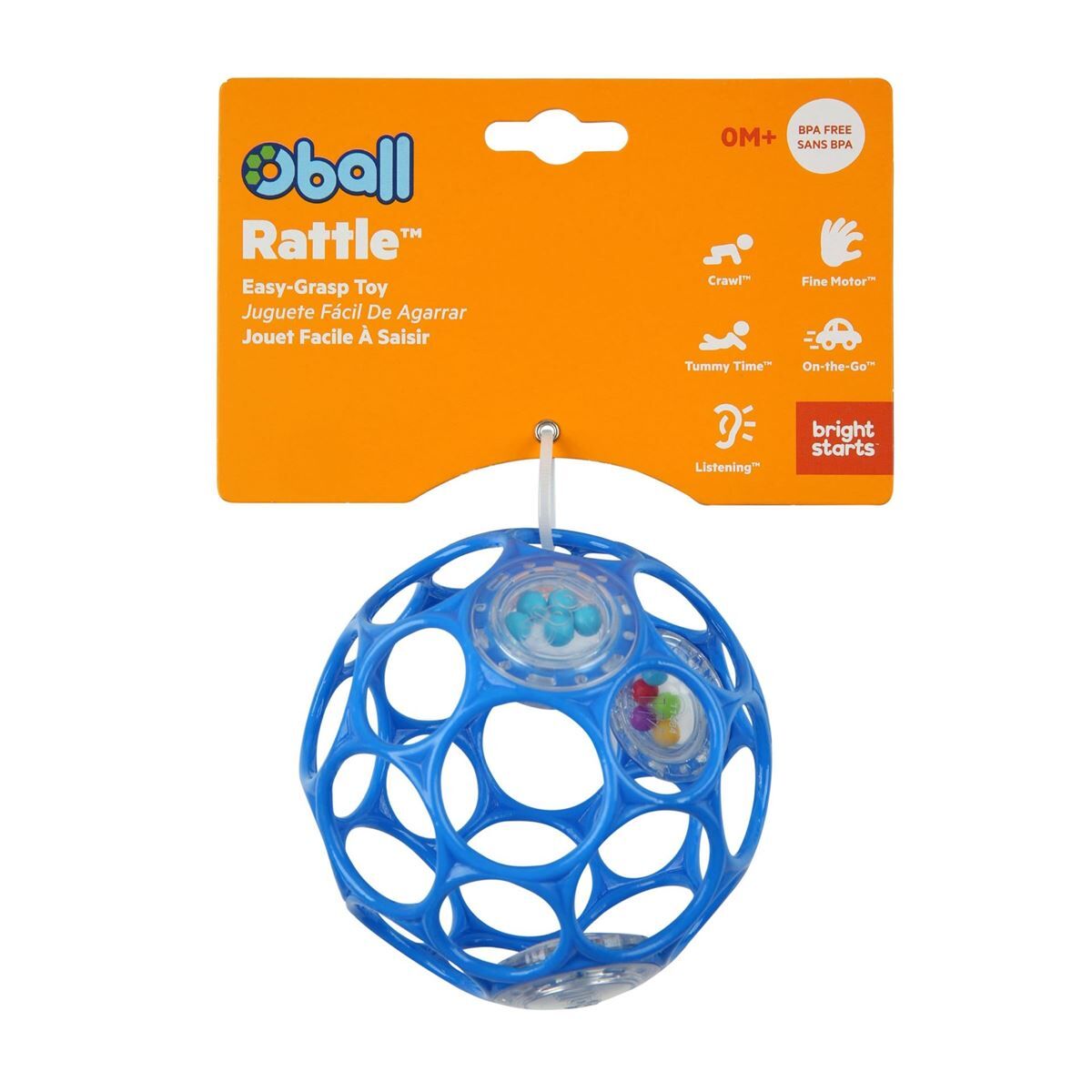 Oball Rattle, Blå