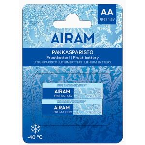 AIRAM Frostbatteri Lithium FR6 AA 2-pak