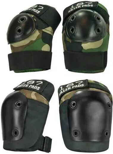 187 Killer Pads Kne Og Albue Beskyttelsessett (Camo)