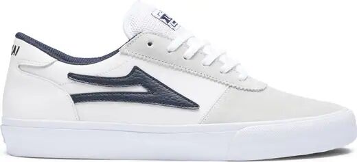 Lakai Manchester Skate Sko (White/Navy Suede)