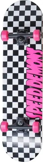 Speed Demons Komplett Skateboard Speed Demons Checkers (Checkers Pink)